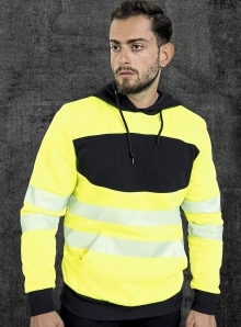 EOS Hi-Vis Workwear Hoody With Printing Area