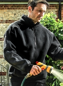 Bluza męska z kołnierzem typu stójka Fleece Sweater