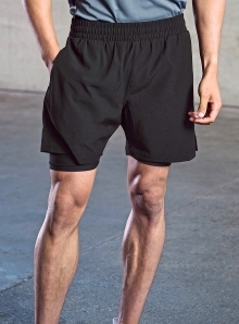 Men's Double Layer Sports Short