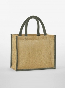 Natural Starched Jute Midi Bag