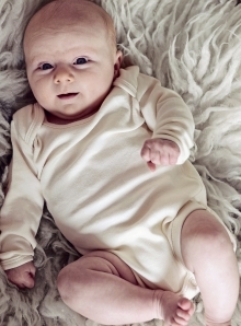 Organic Baby Bodysuit Long Sleeve Rebel 02