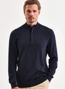 Men´s Cotton Blend 1/4 Zip Sweater