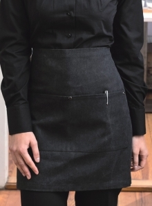 Zapaska kelnerska z kieszenią i nitami wykonana z materiału Canvas