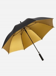 Dwukolorowy parasol automatyczny z elastycznym stelażem