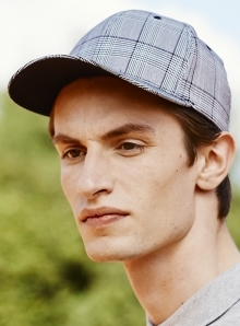 Czapka z daszkiem Glen Check