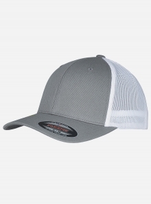 Czapka z daszkiem Flexfit z siatką pochodzącą z recyklingu