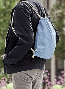 Worek sportowy z ekologicznym wykorzystaniem materiału