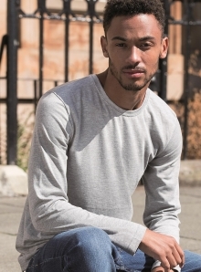 Bluzka męska o wspaniałej strukturze melanżu