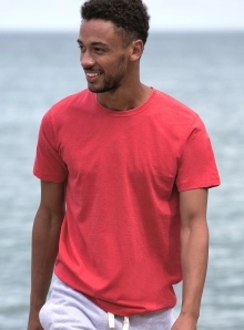 Koszulka t-shirt z efektem sprania – miękka w dotyku