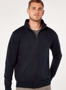 Bluza męska rozpinana długim metalowym zamkiem