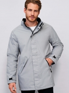 Kurtka z polarową podszewką i chowanym kapturem