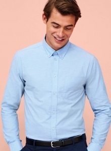Koszula męska o dopasowanym kroju z regulowanymi mankietami