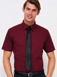 Męska koszula z krótkim rękawem Stretch-Broadway