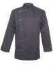 Jeansowa bluza kucharska z kontrastowymi szwami