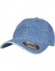 Jeansowa czapka z daszkiem o niskim profilu