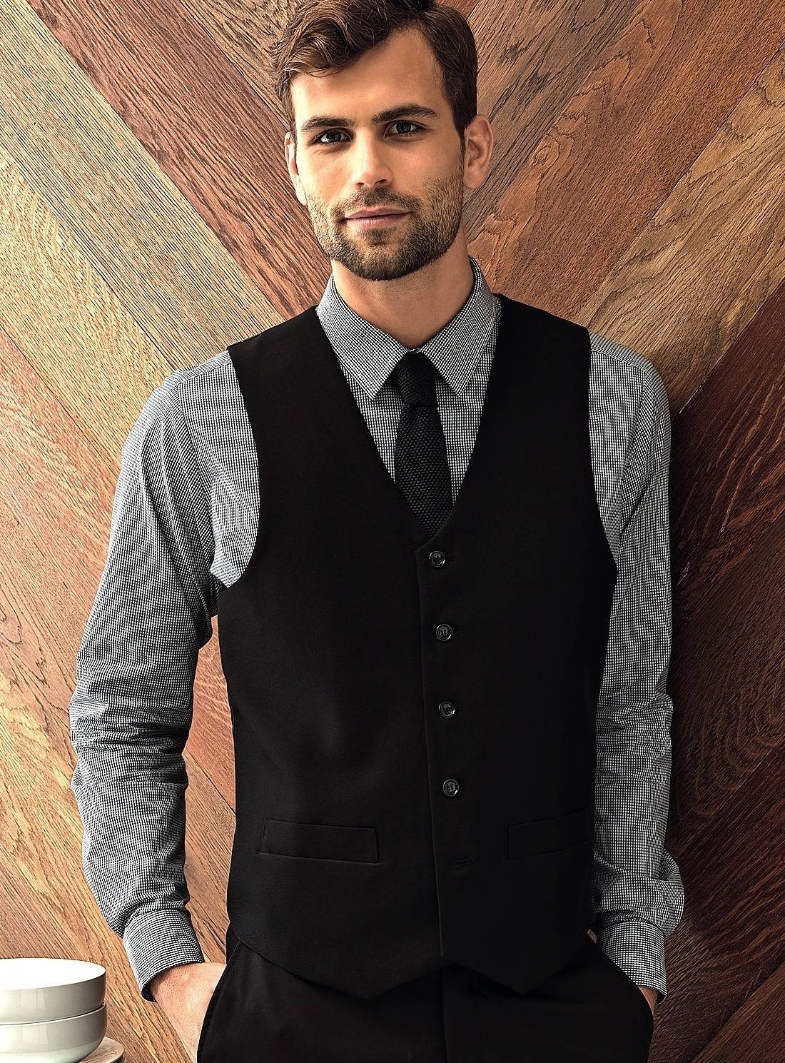 Kamizelka kelnerska model męski