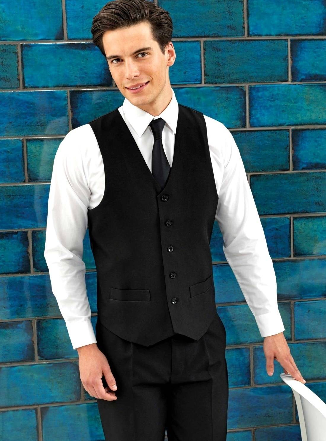 Kamizelka kelnerska model męski