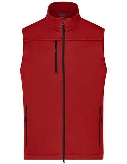 Kamizelka męska w technologii softshell z warstwą mikropolaru