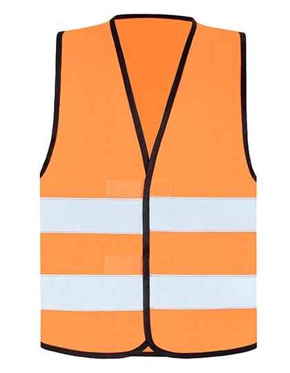 Kamizelka odblaskowa biorąca udział w akcji zmniejszania zużycia CO2