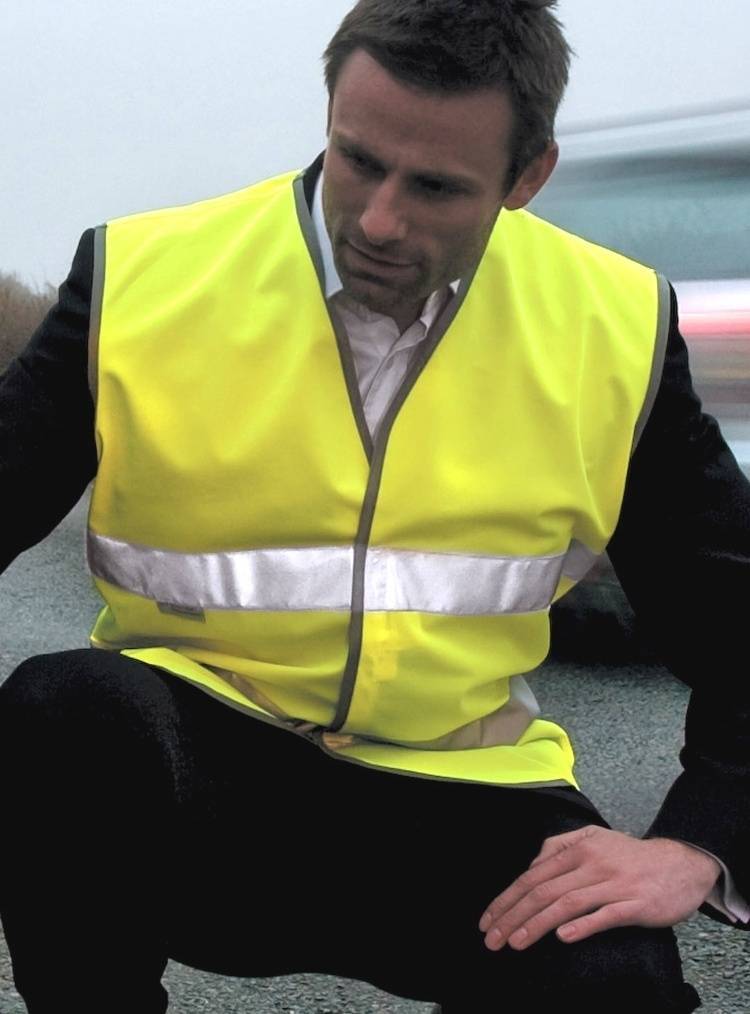 Kamizelka odblaskowa z kontrastową lamówką Motorist Safety Vest