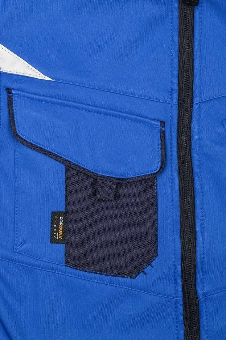 Kamizelka robocza softshell z odblaskowymi detalami, wodoodporna