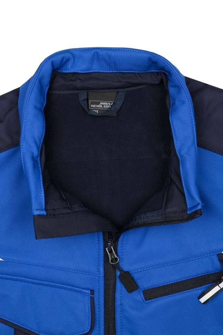 Kamizelka robocza softshell z odblaskowymi detalami, wodoodporna