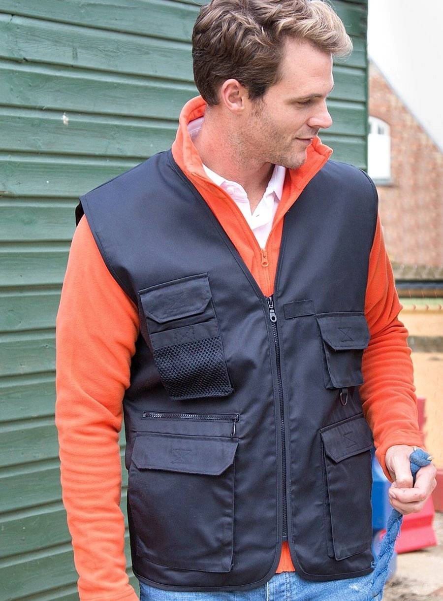 Kamizelka z kieszeniami model męski Safari