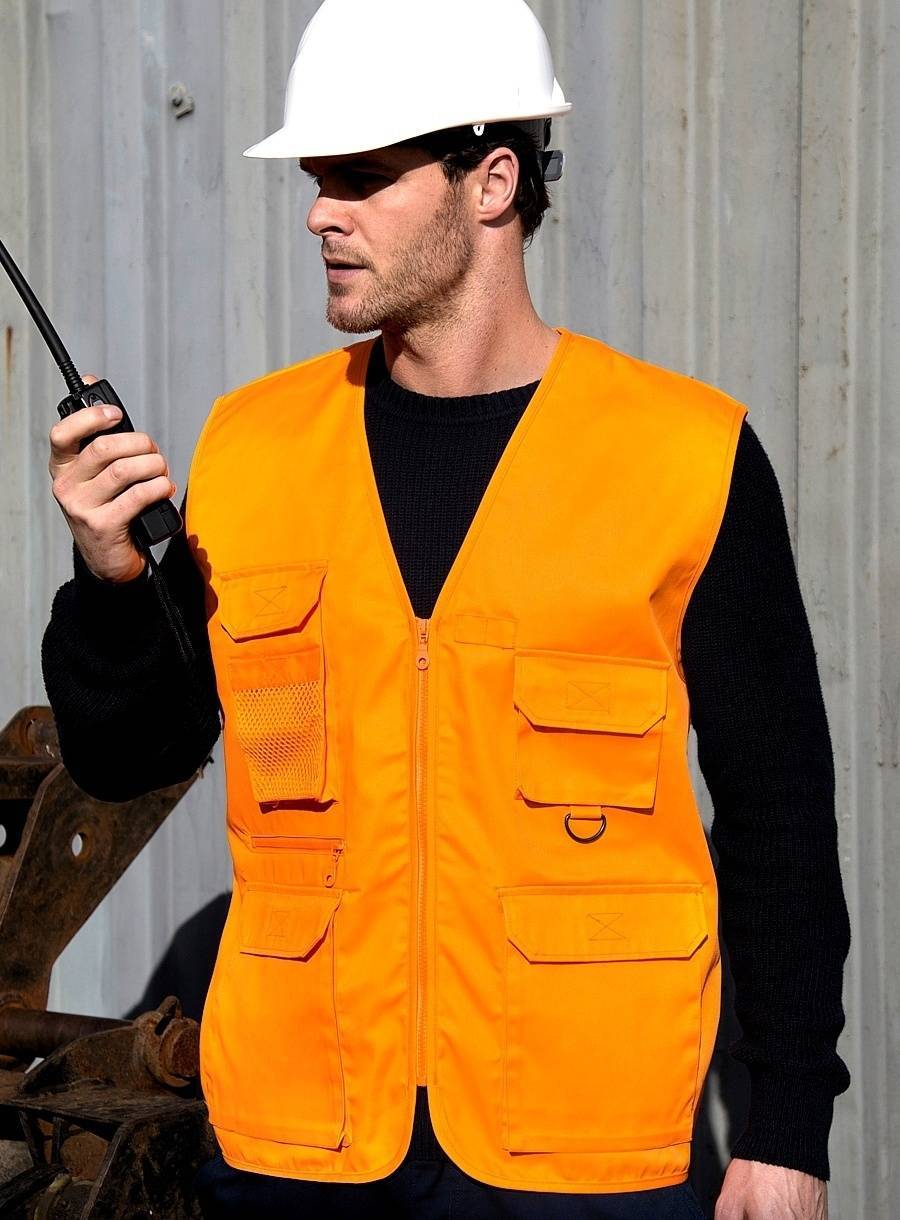 Kamizelka z kieszeniami model męski Safari