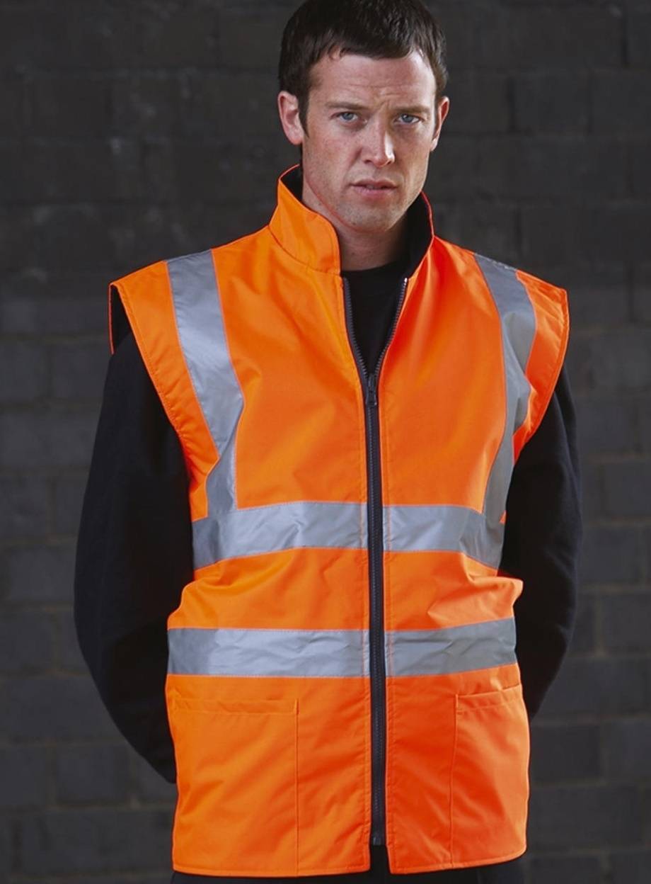 Kamizelka z polaru odblaskowa Reversible Fleece