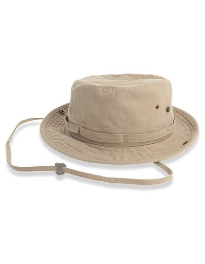 Kapelusz trekkingowy z wiązaniem