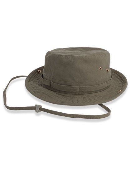 Kapelusz trekkingowy z wiązaniem