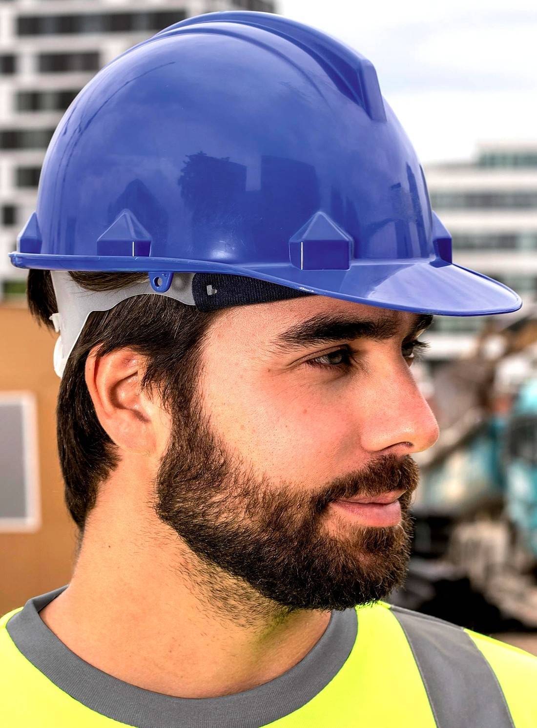 Kask ochronny Korntex z uchwytami do integracji akcesoriów