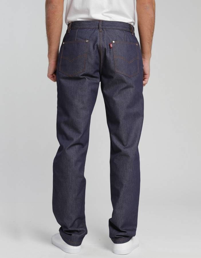 Kelnerskie spodnie jeansowe w modelu męskim