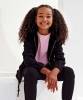 Kids Recycled Cropped Oversize Full-Zip Hoodie
