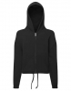 Kids Recycled Cropped Oversize Full-Zip Hoodie