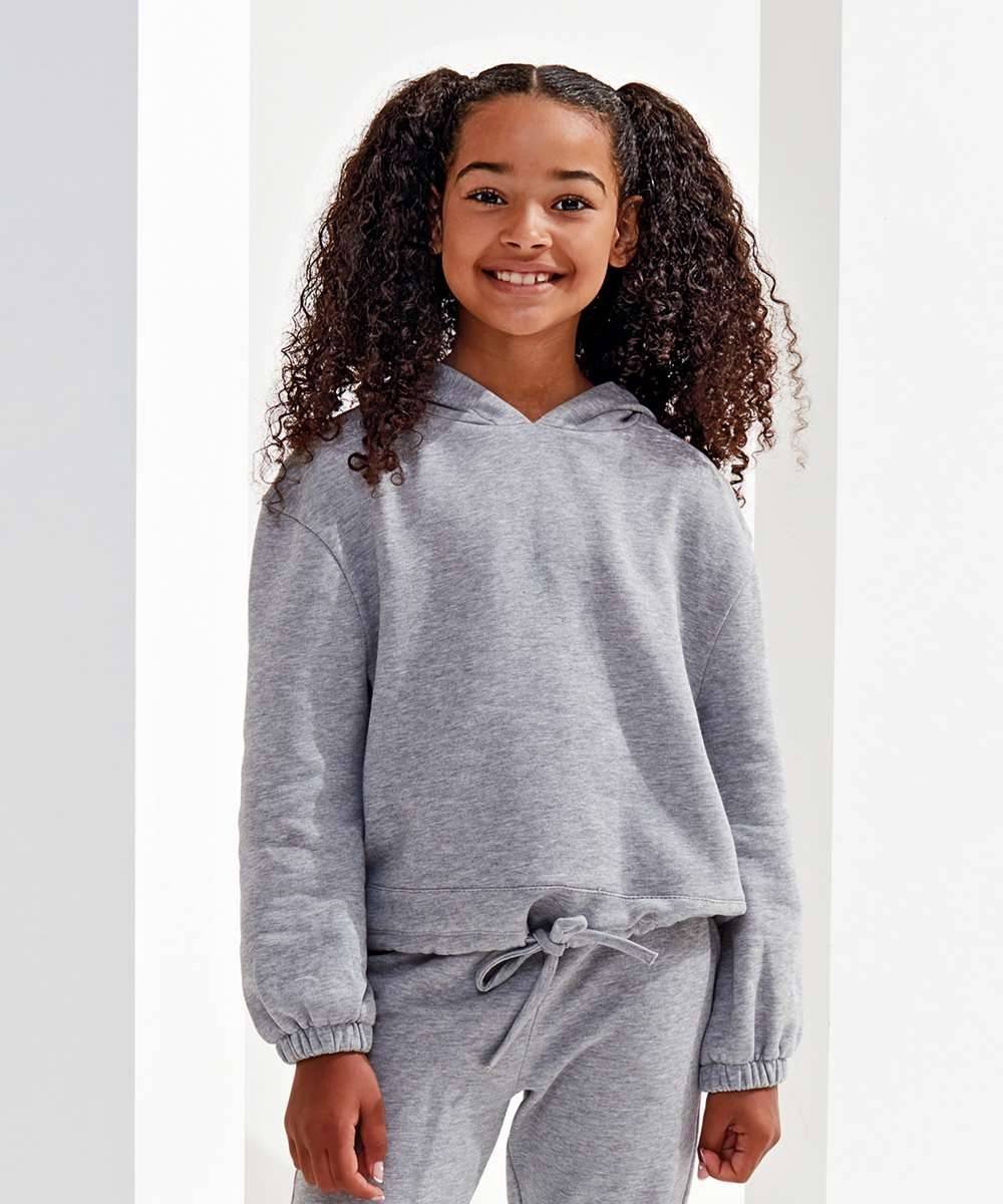 Kids Recycled Cropped Oversize Hoodie