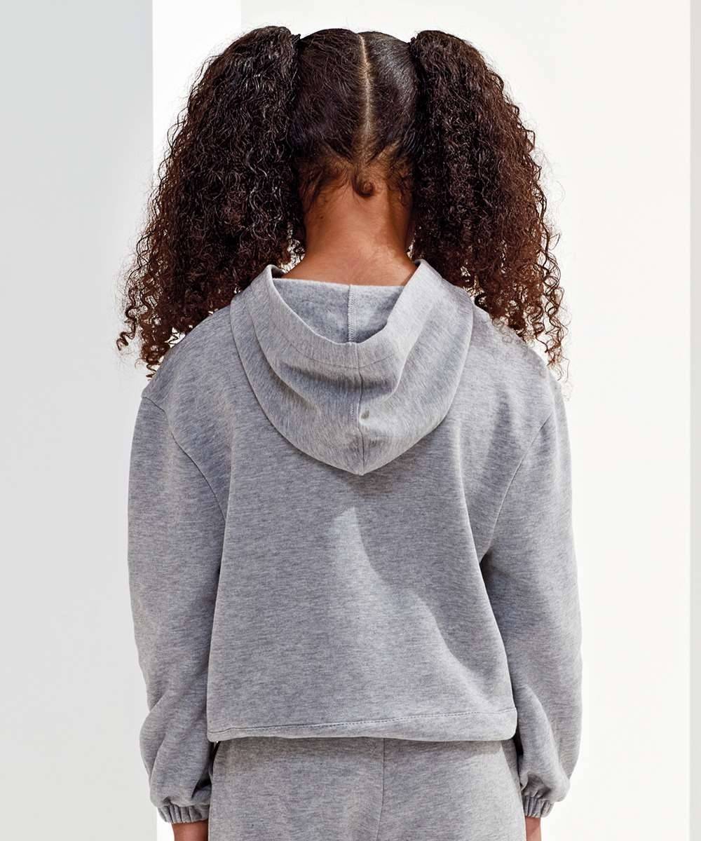 Kids Recycled Cropped Oversize Hoodie