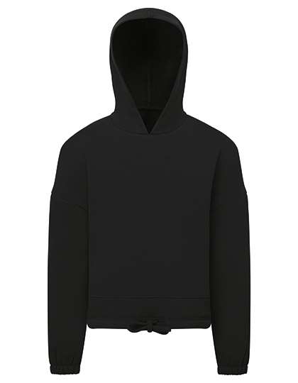 Kids Recycled Cropped Oversize Hoodie