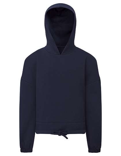 Kids Recycled Cropped Oversize Hoodie