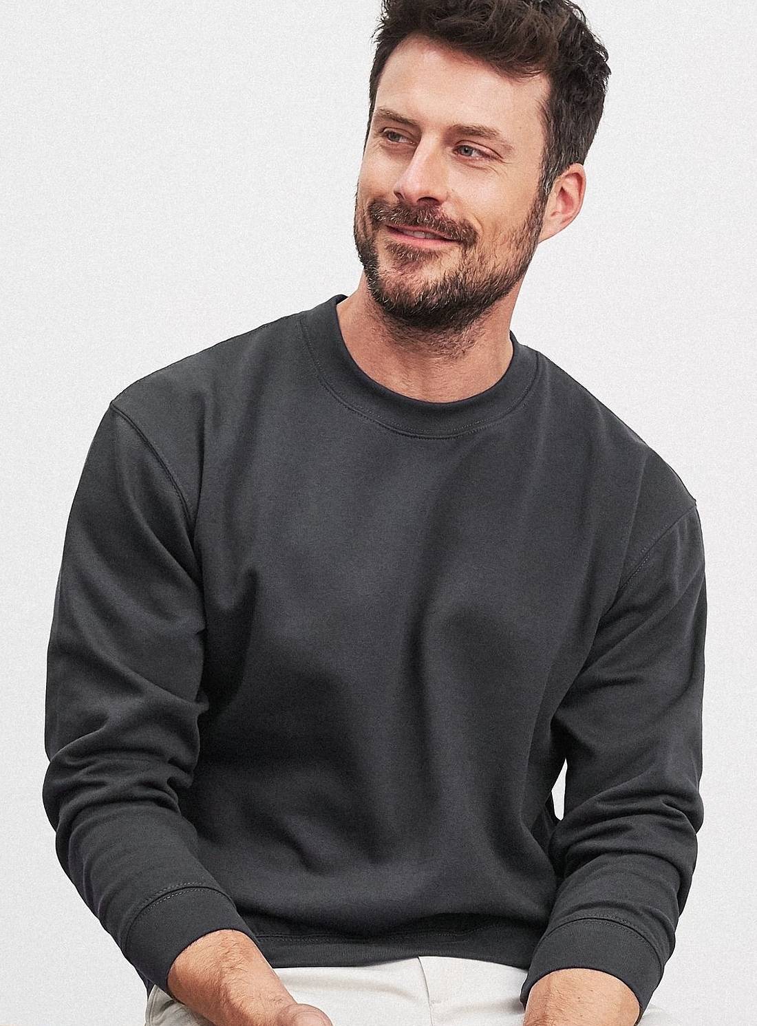 Klasyczna bluza męska z wysokiej jakości tkaniny