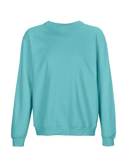 Klasyczna bluza z okrągłym dekoltem uszyta z ekologicznego materiału