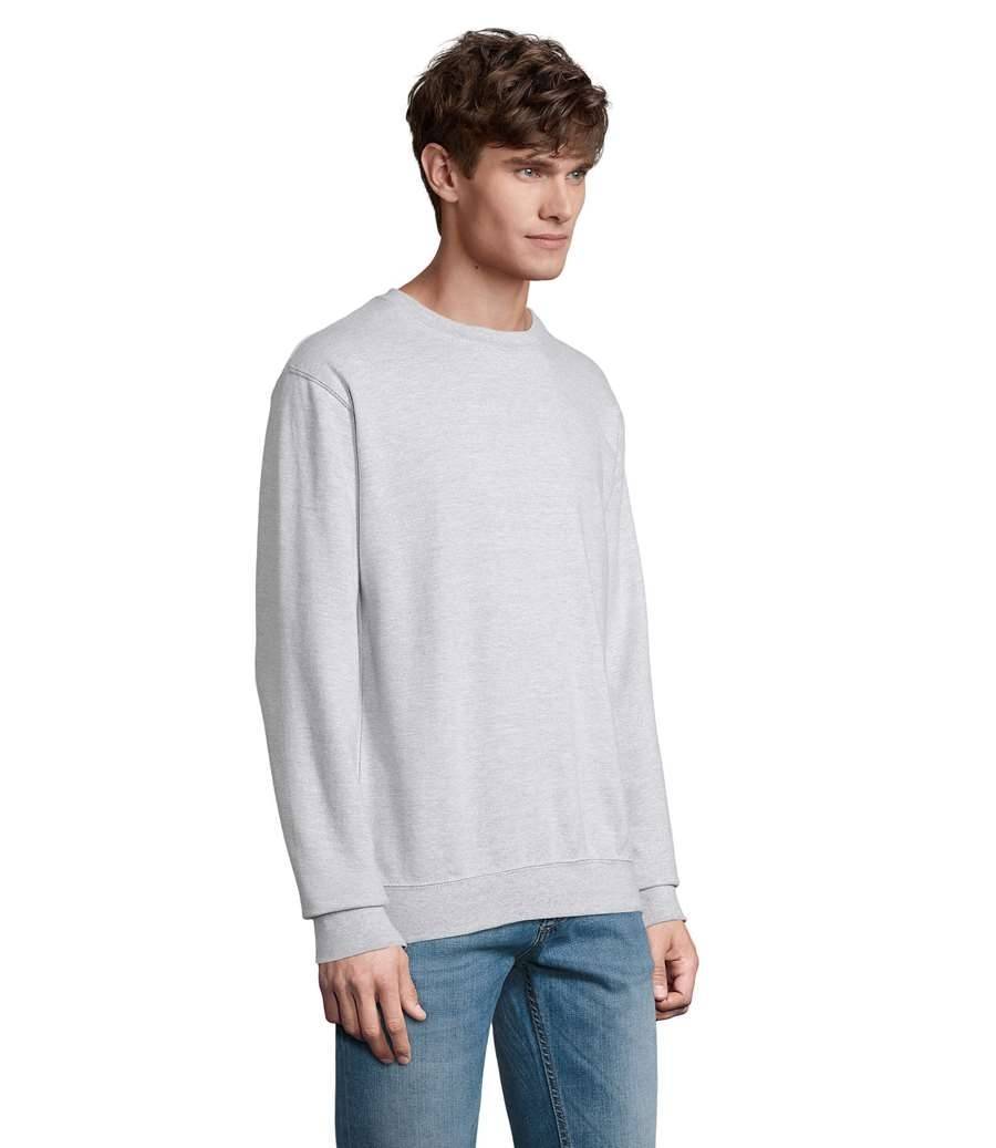 Klasyczna bluza z okrągłym dekoltem uszyta z ekologicznego materiału