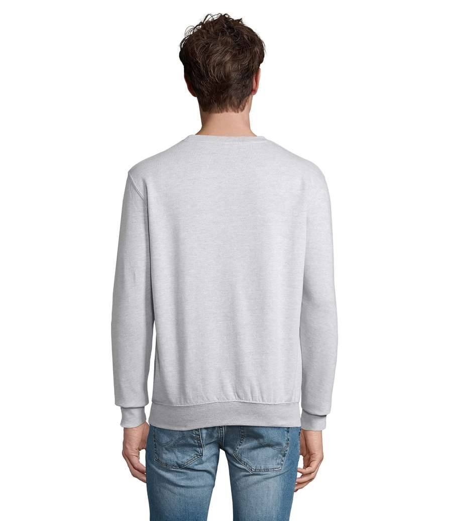 Klasyczna bluza z okrągłym dekoltem uszyta z ekologicznego materiału