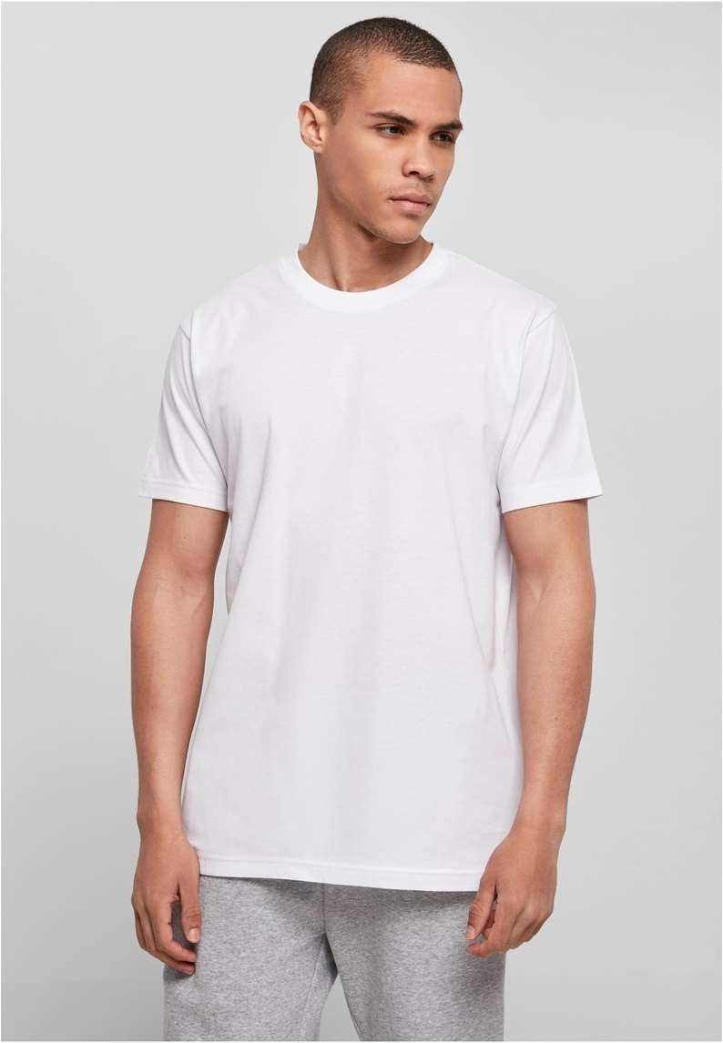 Klasyczna koszulka bawełniana z okrągłym dekoltem