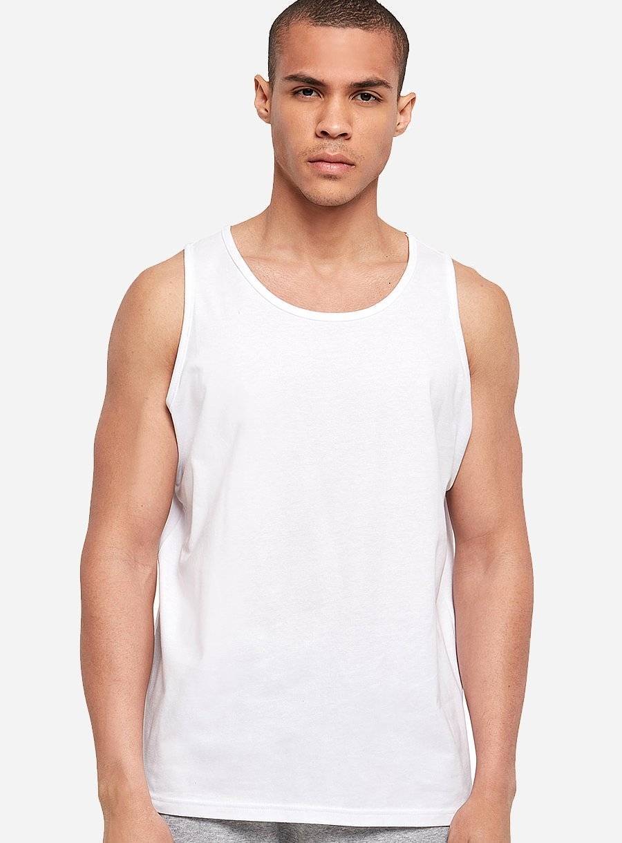Klasyczna koszulka bez rękawków uszyta z bawełny