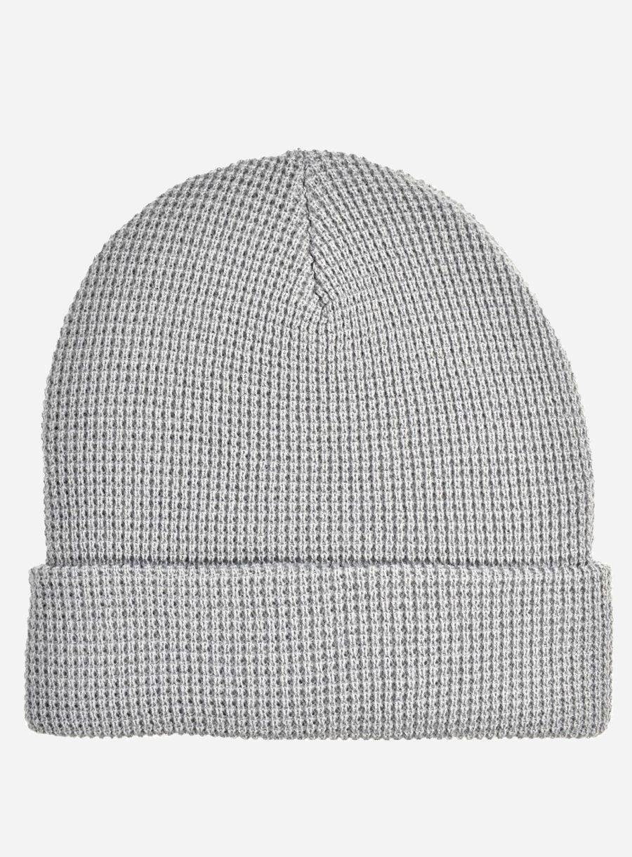 Knitted Beanie Waffle Look