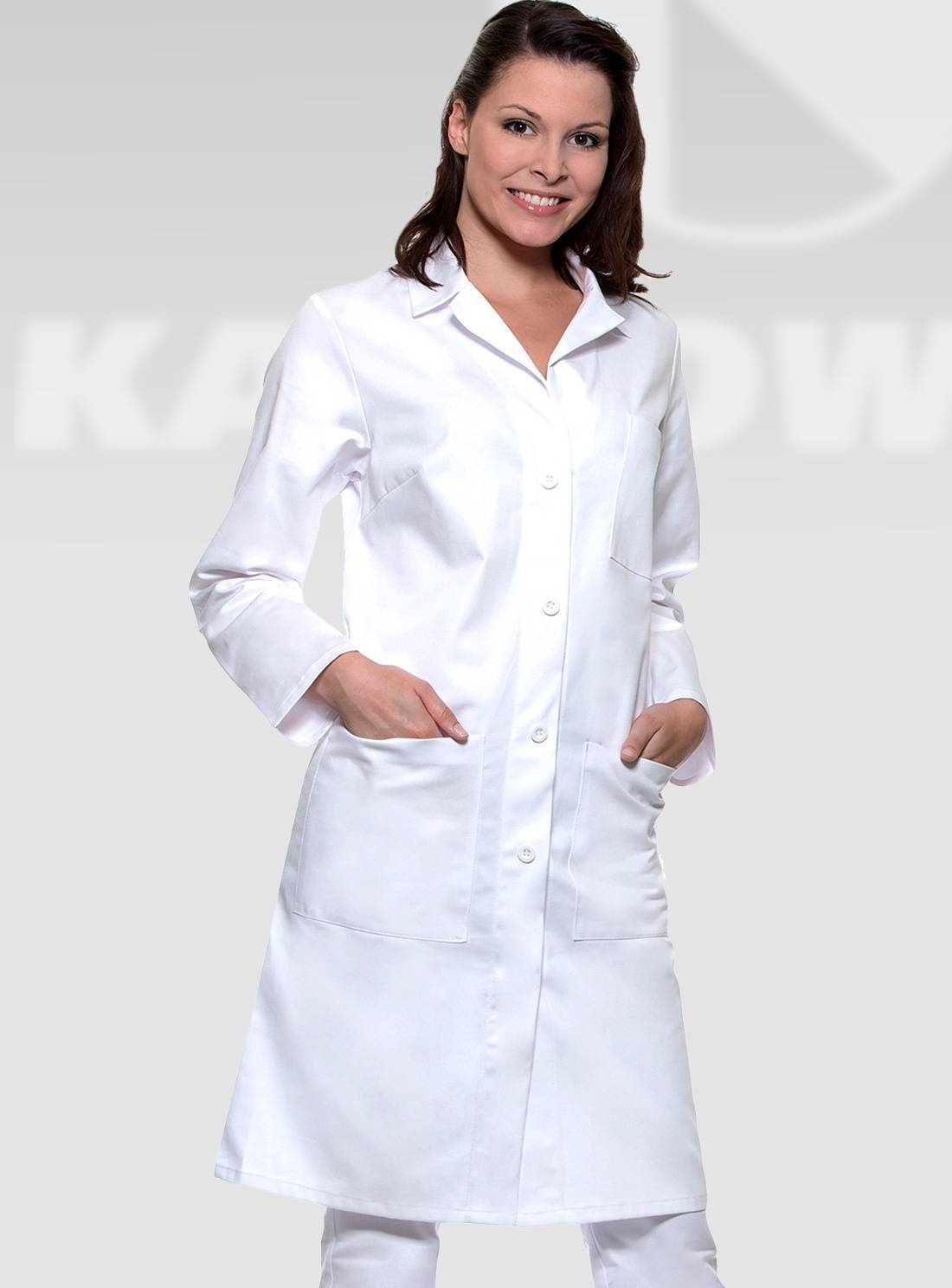 Kobiecy fartuch medyczny Basic 100