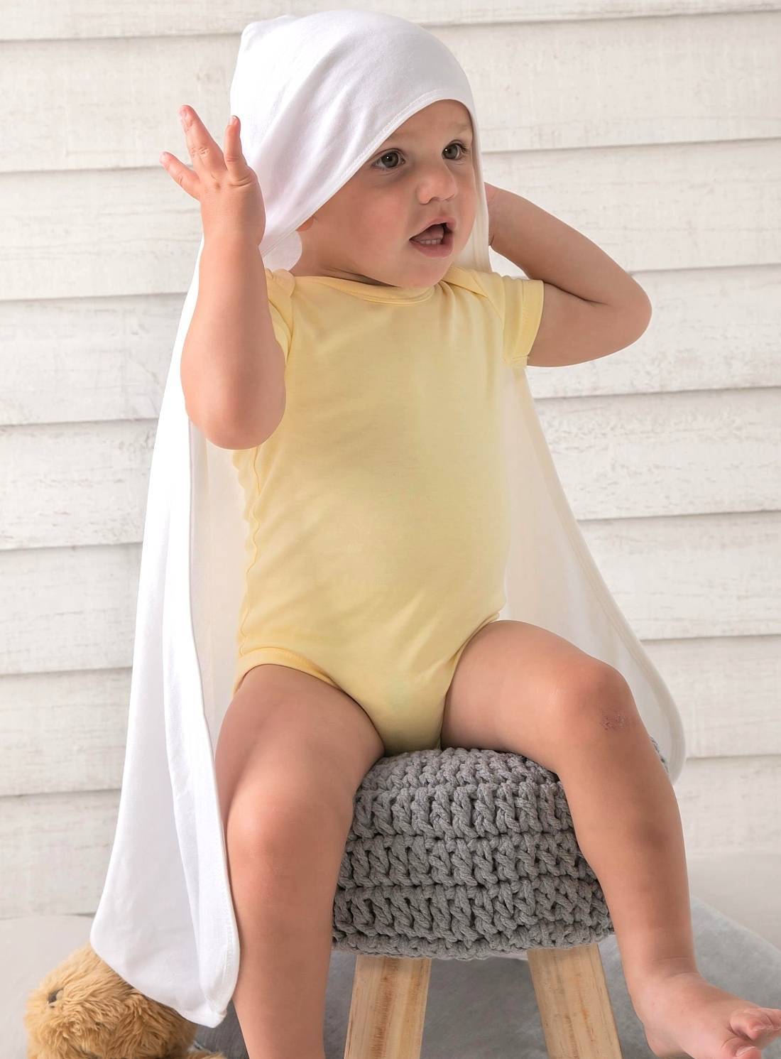 Kocyk Baby Organic Hooded