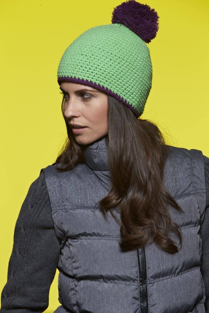 Kolorowa czapka zimowa Stripe