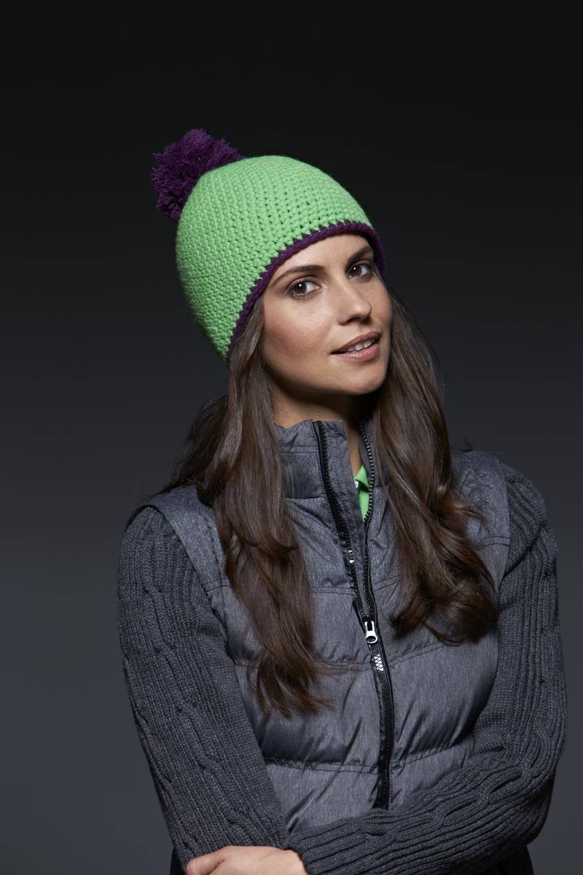 Kolorowa czapka zimowa Stripe